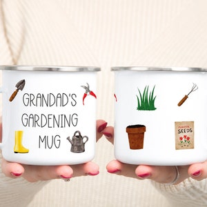 Grandad&#39;s Gardening Mug, Father&#39;s Day Gift For Grandad, Grandad Birthday, Grandad Garden, Gardener Gift, Allotment Mug, Grandads Garden