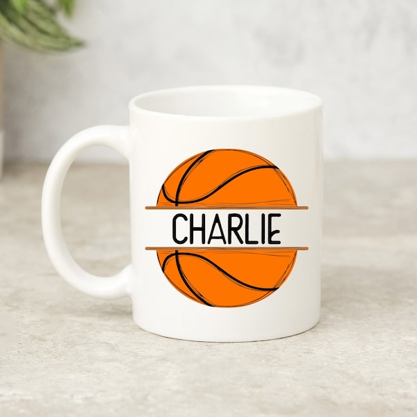 Basketball Mug, Basketball Gift, Present For Basketball Lover, Personalised Basketball Mug, Basketball Supporter, Basketball Player,