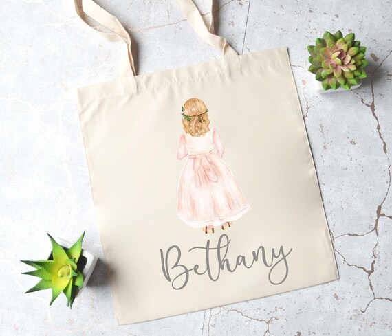 flower girl tote bags