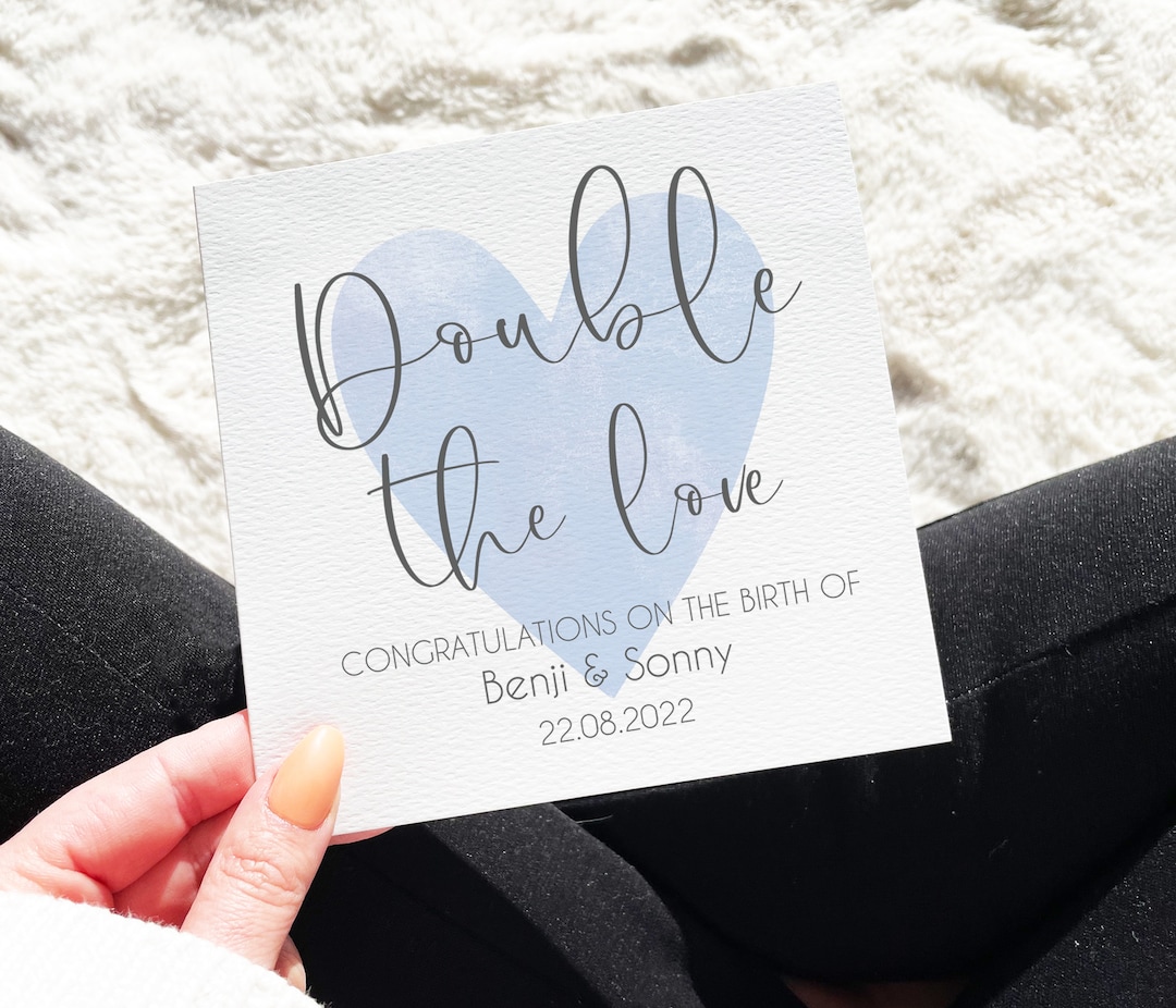 twins-new-baby-card-twins-card-baby-boy-twins-welcome-to-the-world