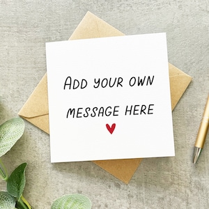 Carte texte personnalisée, carte texte personnelle, carte texte personnelle, carte de voeux personnalisée, carte message personnel, carte texte au choix, carte texte quelconque