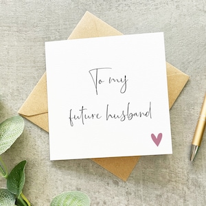 Carte À mon futur mari, Carte pour le marié, Carte pour le marié le jour du mariage, Cadeau du marié, Cadeau pour le mari le jour du mariage, Carte de mariage du marié,