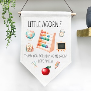 Personalised Nursery Thank You Gift, Preschool Room Sign, End Of Term, Childminders Thank You Present, Leaving Nursery, Leaving Preschool,