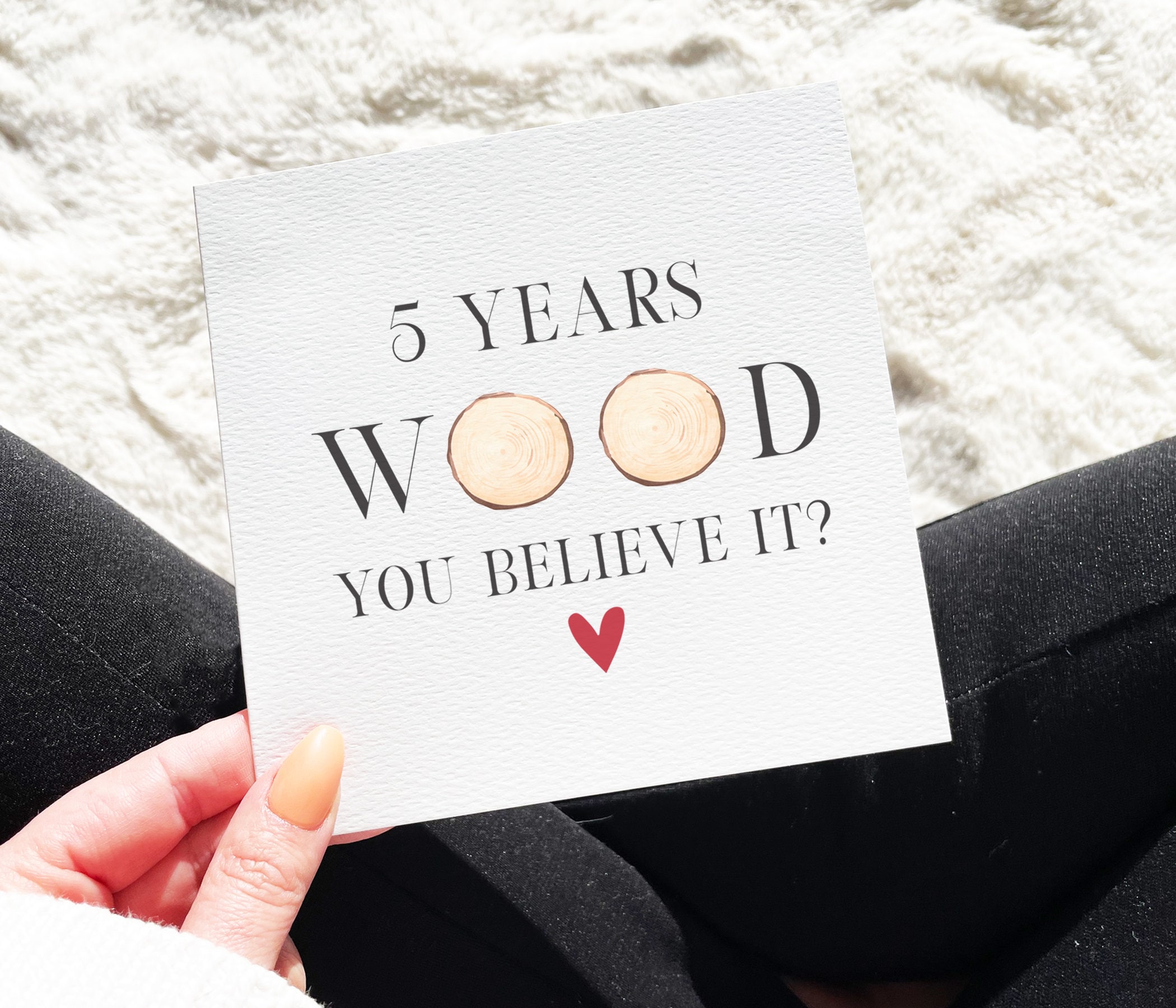 Custom 5 Year Anniversary Gift, Wood Anniversary Gift for Him, Wood Anniversary  Gift for Her, Wood Anniversary Sign, Wood Wedding Gift, Boho 