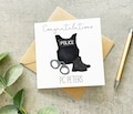 Personalised Police Card, Police Congratulations Card, Police Promotion Card, Police Passing Out, Police Force, PCSO Card, Police Well Done