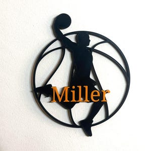 Personalised Basketball Wall Sign, Basketball Wall Art, Basketball Bedroom, Teenager Basketball Room, Childrens Room, Basketball Door Sign