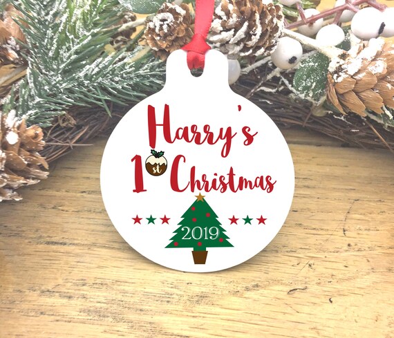 babys 1st christmas bauble