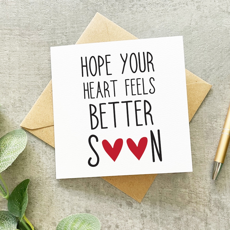Heart Surgery Card - Etsy
