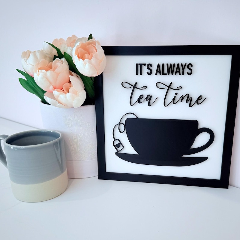 Tea Signs Tea Art - Etsy UK