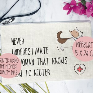 Lustiges Tierarzt Geschenk, Danke Tierarzt Geschenk, Tierarzt Krankenschwester Geschenk, Weiß wie zu kastrieren, Weibliche Tierarzt Geschenk, Tierarzt Notizblock, Neuter Zitat Bild 7