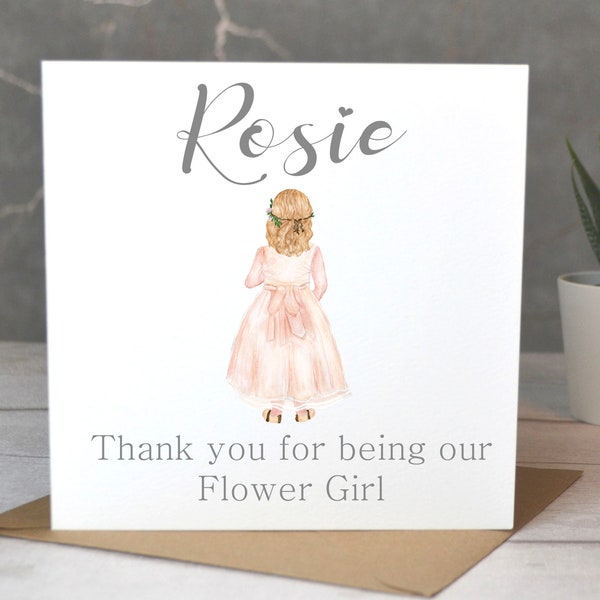 Thank You for Being Our Flower Girl - Etsy