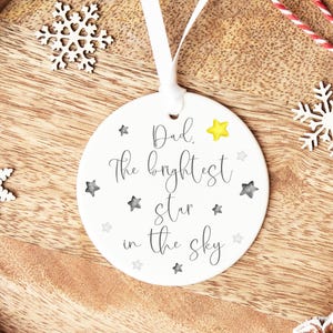 Personalised Memory Bauble, In Memory Bauble, Remembrance Decoration, Christmas Decoration, In Honour Of Loved One, Missing You At Christmas