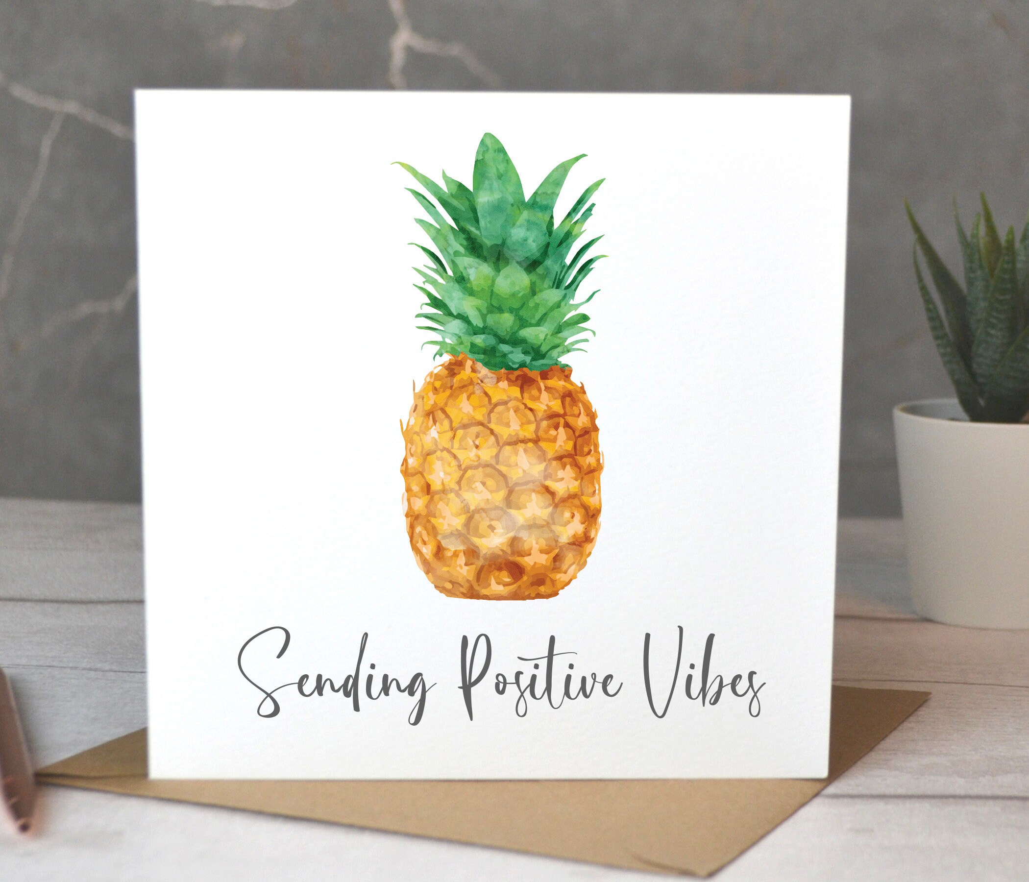 IVF Card IVF Good Luck Card Pineapple Card IVF Well Wishes Etsy UK