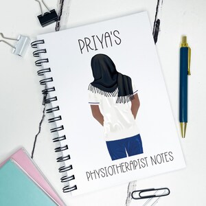Personalised Physiotherapist Notebook, Physio Gift, Congratulations Gift, Physio Student, New Job, Promotion, Student, Physiotherapist, image 9