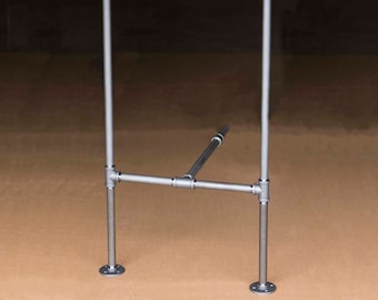 H40" x W23", Pipe Table Legs For Bar Height Pub Table, #BKH2340C