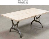 CAST01 Cast Iron Dining Table Legs, 2 pack