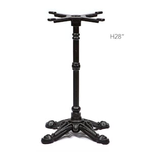 H 28 inch, Cast Iron Bistro Table Base, Restaurant Classic, #JK3063