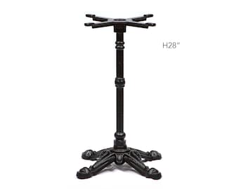 H 28 inch, Cast Iron Bistro Table Base, Restaurant Classic, #JK3063