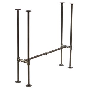 H40&quot; x W11&quot;, Pipe Table Legs For Bar Height Pub Table, #BKH1140C