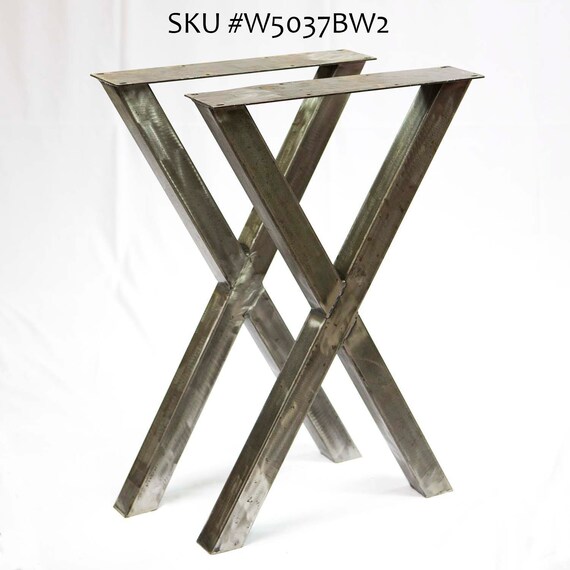 H28 Inch W5037bw2 Writing Desk X Legs 1 Pair Etsy