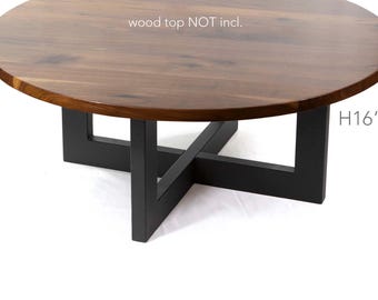 H16" Extra Wide Round Coffee Table Base #SS1422