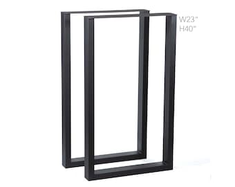 H40 x W23" Bar Height Pub Table Legs, 1 Pair #W5036N23
