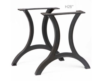 H 28 inch, Cast Iron Dining Table Legs, 2 pack, #CN710
