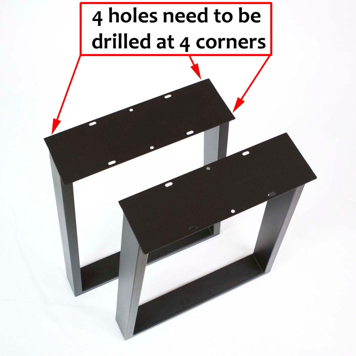 SS240 Trapezoid Writing Desk Legs 1 Pair FINAL SALE Etsy