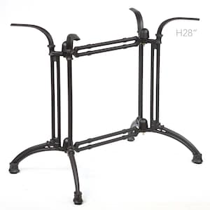 H 28 inch, Cast Iron Bistro Table Base, #JK3072