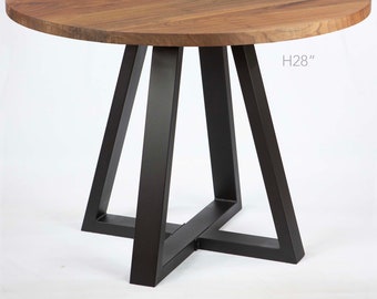 H 28 inch, Pyramid Shaped Round Dining Table Legs #SS2211