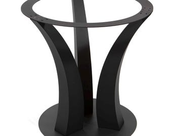 H28" 3-Tulip Shaped Dining Table Base #SS029