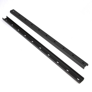 Contreventement de support de profilé en C en acier pour plateau de table, lot de/2