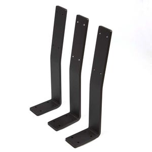 Aluminum Bench Backrest Brackets, Set/3 #A017