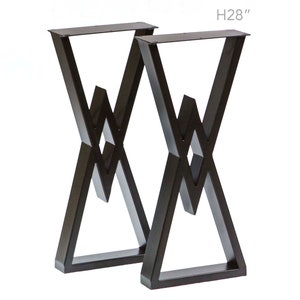 H 28 inch, Console Table Legs, Diamond Shape, 1 Pair, #SS630
