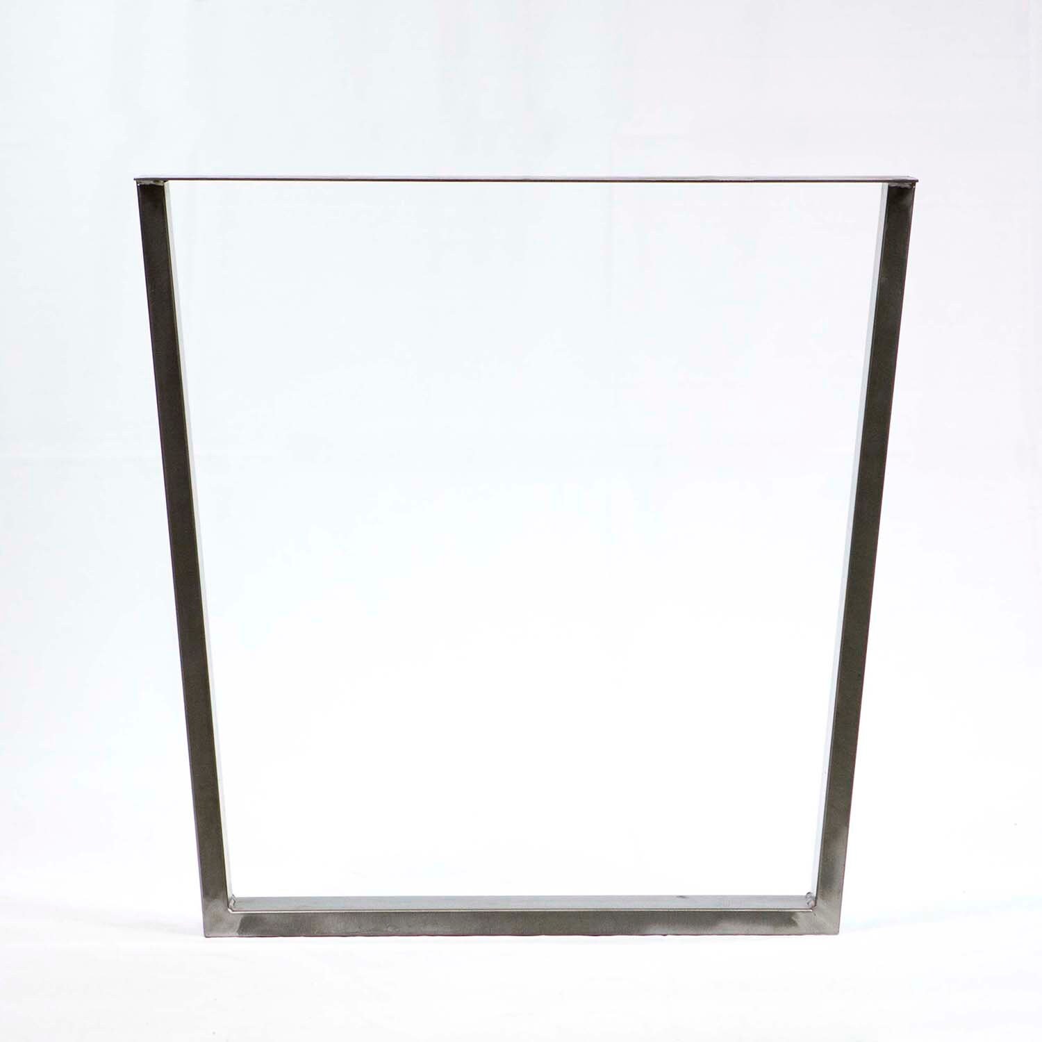 SS210W2 Trapezoid Dining Table Legs Wide Top Black Powder Etsy