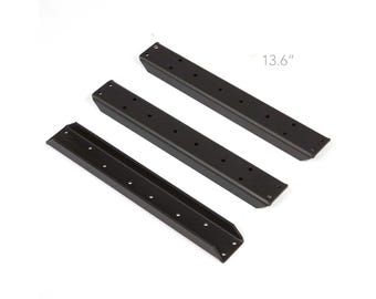 13.6" Aluminum Cleats for Outdoor Cedar Lumber Bench, Set/3 #AU136