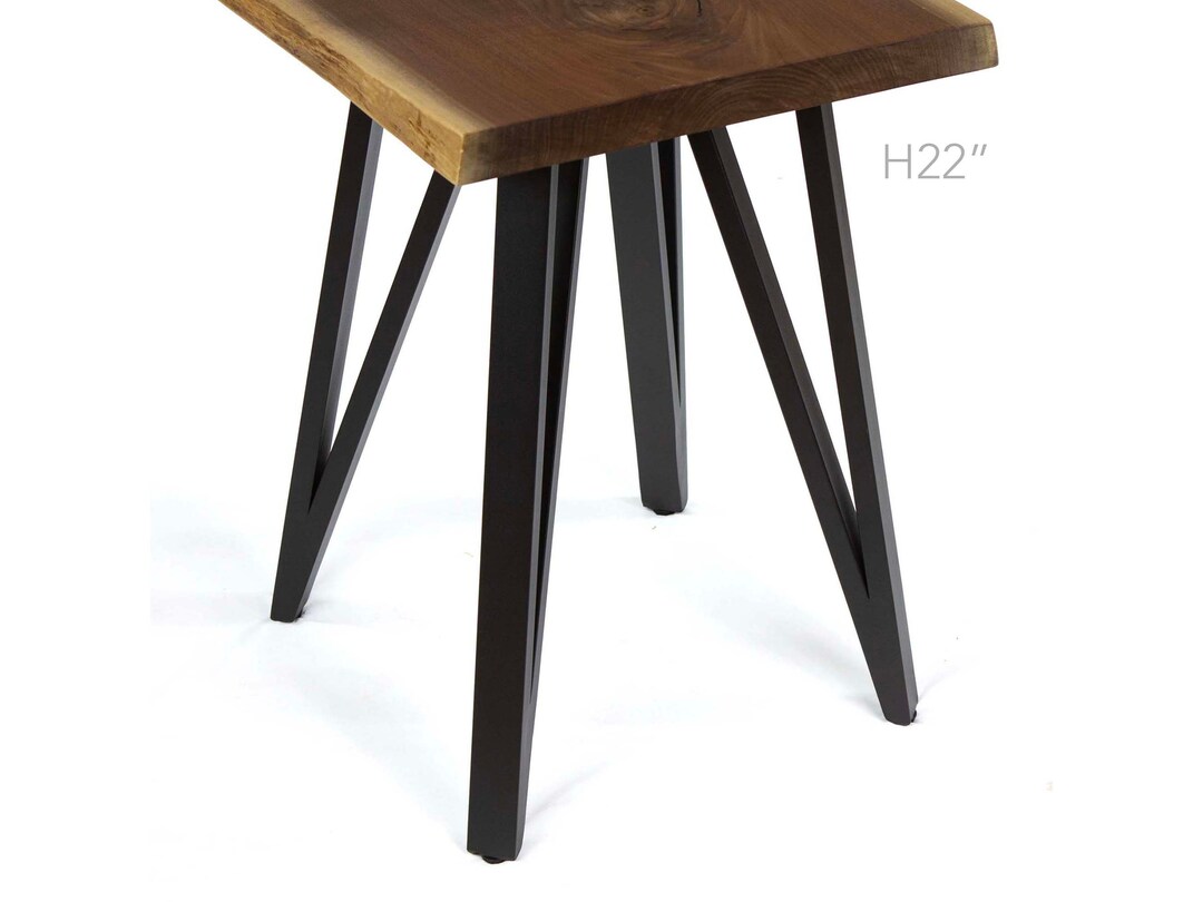H 22 Inch, Box Hairpin Side Table Legs, Set/4, #SS2160 - Etsy