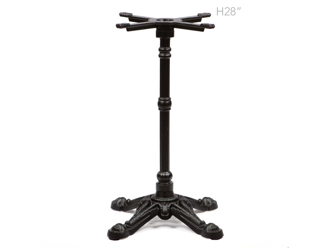 H 28 Inch, Cast Iron Bistro Table Base, Restaurant Classic, JK3063 Etsy