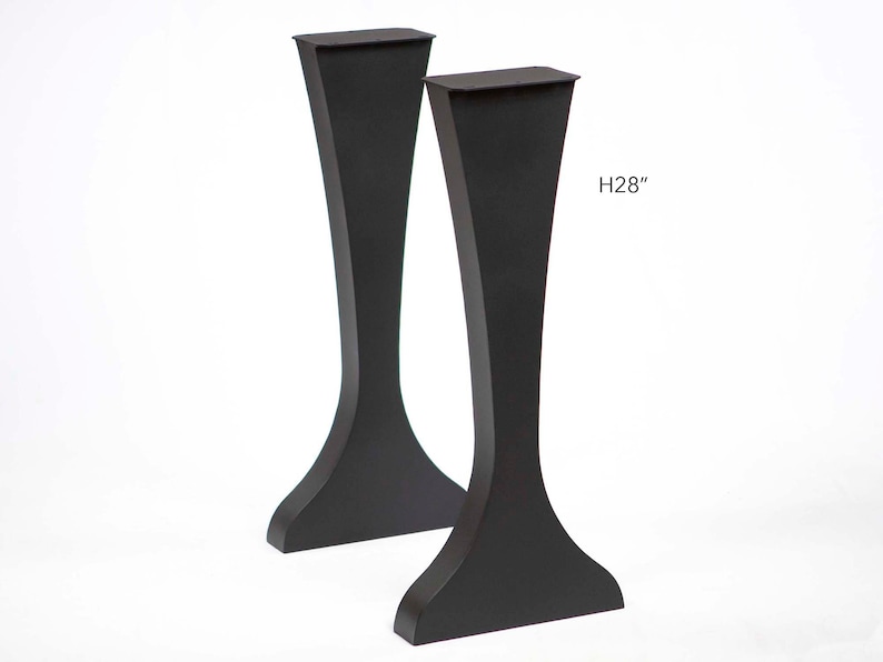 H 28 Inch Tulip-shaped Console Table Legs, 1 Pair #SS1630 - Etsy