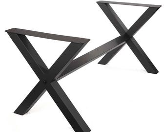 H28“ X-Shaped Dining Table Base w/Stretcher, #SS024