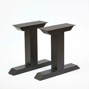 H 16 inch, Coffee Table Legs, 1 Pair, Tee Shape #SS820