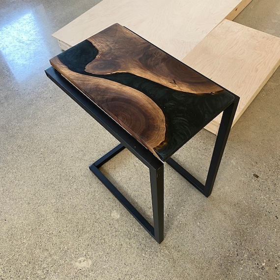 H 24 Inch End Table Base C Shape SS003 Etsy UK