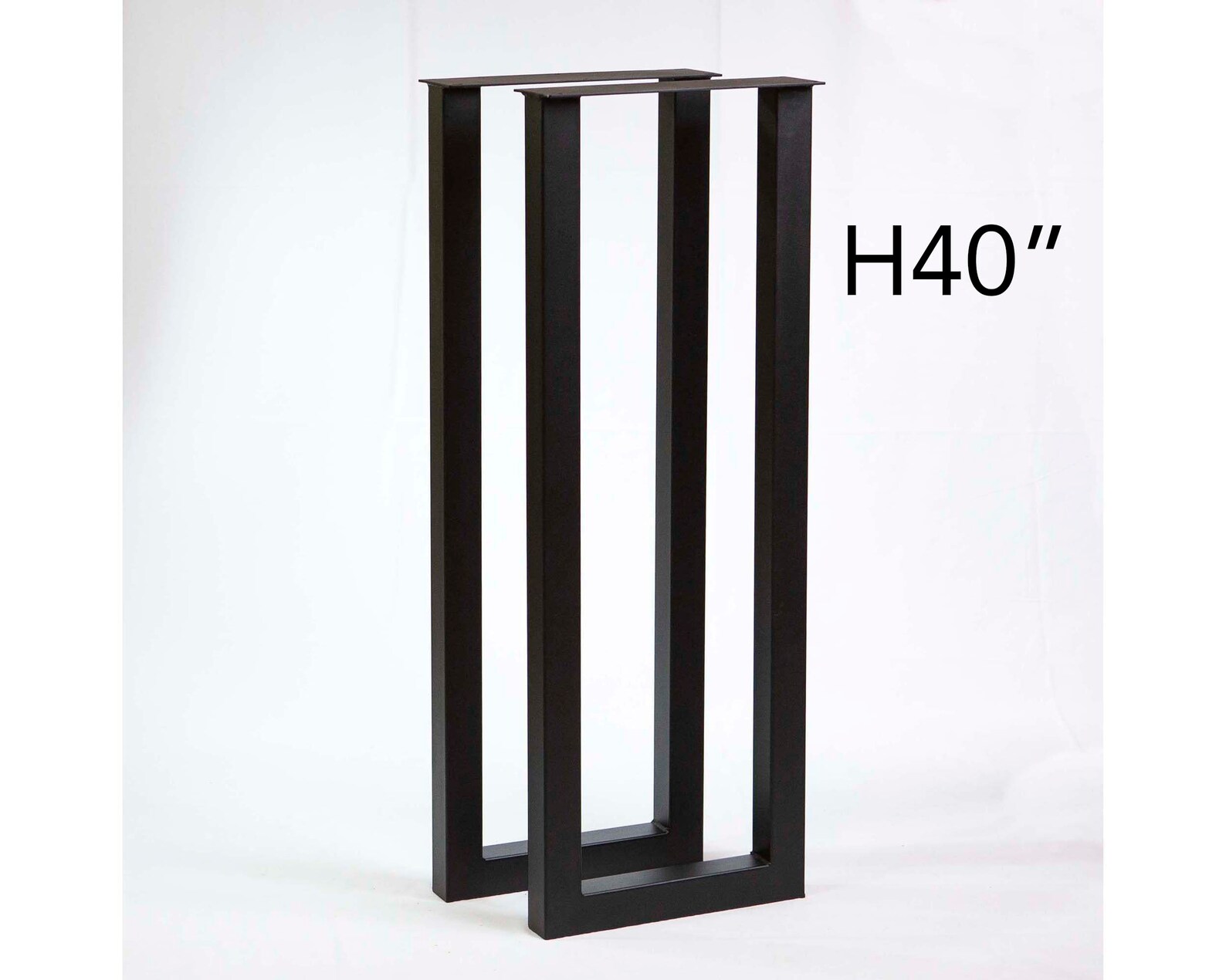 H 40 Inch Bar Height Pub Table Legs U Shape 1 Pair W5036N - Etsy