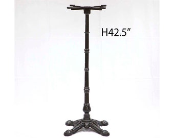 H 42.5 inch, Cast Iron Bistro Table Base, Bar Height, #JK3063H