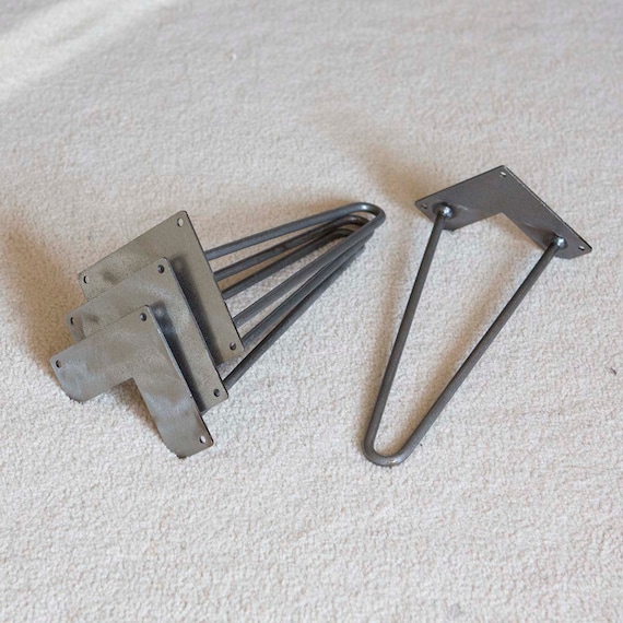 CLEARANCE 12 Inch Classic 2 rod Hairpin Leg Set 4 W5031D4 Etsy UK