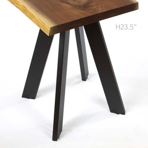 H 23.5 inch, Angled End Table Legs, Set/4, #SS960