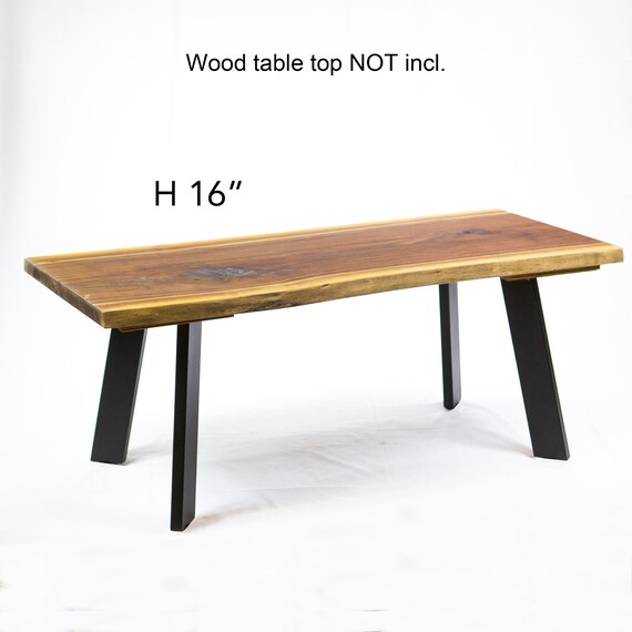 H 16 Inch Angled Coffee Table Legs Set/4 SS900 Etsy
