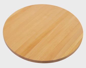 30" Round Solid European Beech Hardwood Table Tops