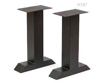 H 16 inch, Bench Legs, 1 Pair, Tee Shape #SS800