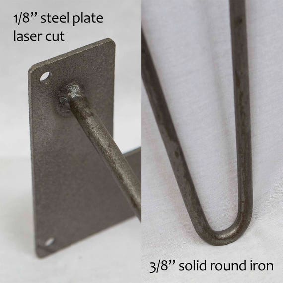 8 inch hairpin legs